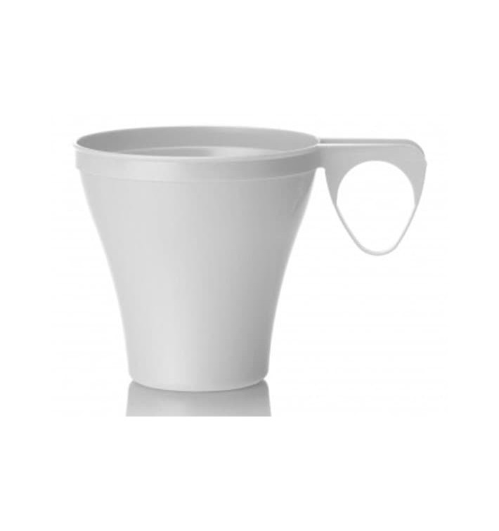 Tazze di Plastica Bianco 80ml (40 Pezzi) Tazze di Plastica Bianco 80ml (40 Pezzi)