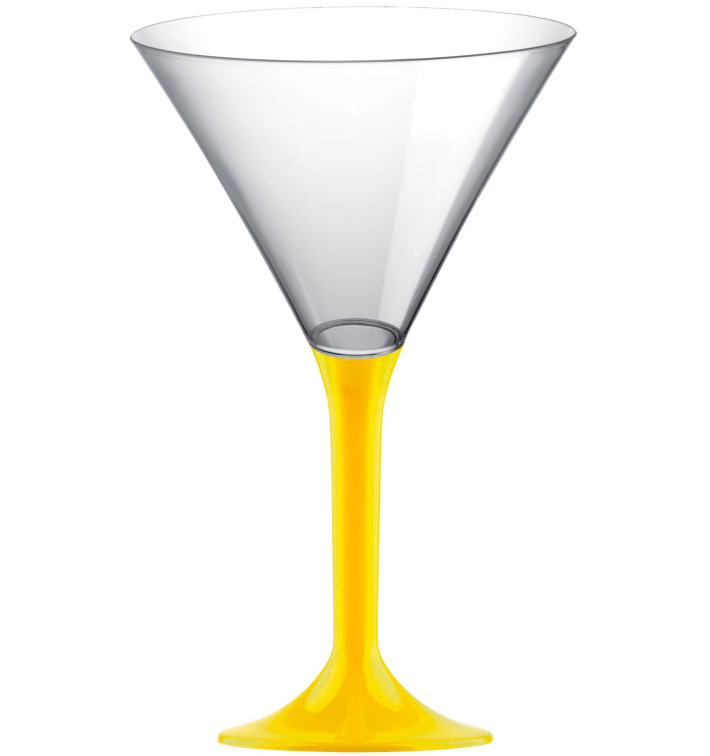 Coppa Plastica Cocktail Gambo Giallo 185ml 2P (20 Pezzi) Coppa Plastica Cocktail Gambo Giallo 185ml 2P (20 Pezzi)