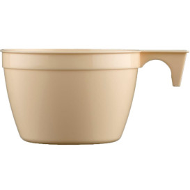 Tazze di Plastica Cup Beige PP 90ml (900 Pezzi)