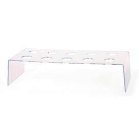 Stand di Plastica per Bicchiere 10 Bucos Transp. (1 pezzo)