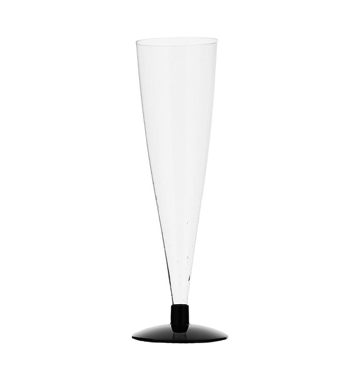 Calice Flute Gambo Nero 150ml 2P (6 Pezzi) Calice Flute Gambo Nero 150ml 2P (6 Pezzi)