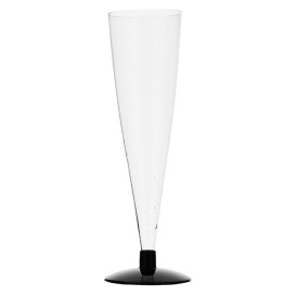 Calice Flute Gambo Nero 150ml 2P (432 Pezzi)