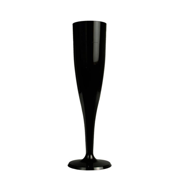 Calice Plastica a Champagne Nero 115ml 1P (120 Pezzi) Calice Plastica a Champagne Nero 115ml 1P (120 Pezzi)