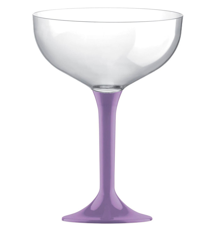 Coppa Plastica Champagne Gambo Lilla 200ml 2P (200 Pezzi) Coppa Plastica Champagne Gambo Lilla 200ml 2P (200 Pezzi)