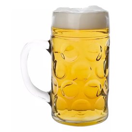 Boccale Riutilizzabili SAN per Birra Trasp.1000ml (1 Pezzo)