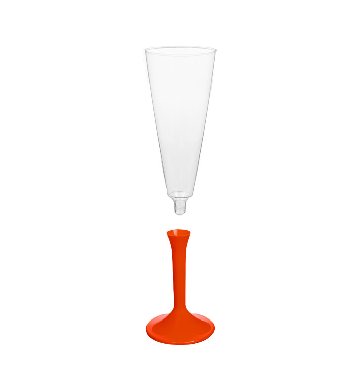 Calice Plastica Flute Gambo Red 160ml 2P (20 Pezzi) Calice Plastica Flute Gambo Red 160ml 2P (20 Pezzi)