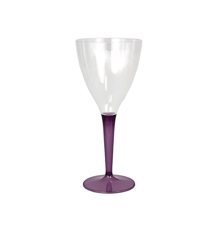 Calice di Plastica Vino Gambo Prugna 130ml (6 Pezzi) Calice di Plastica Vino Gambo Prugna 130ml (6 Pezzi)