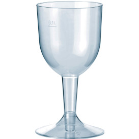 Calice di Plastica Premium Acqua o Vino 140ml 2P (500 Pezzi)