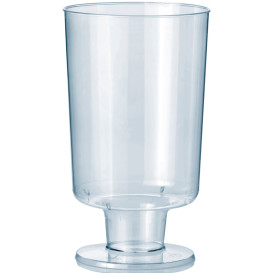 Calice con Gambo di Plastica 150 ml 1P (12 Pezzi)