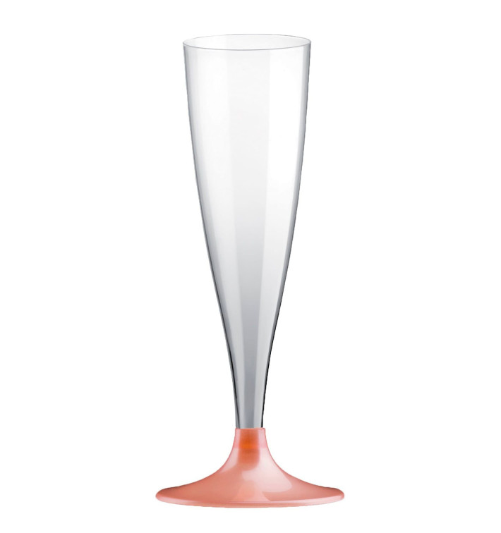 Flute Plastica Gambo Pesca Perlato 140ml 2P (400 Pezzi) Flute Plastica Gambo Pesca Perlato 140ml 2P (400 Pezzi)