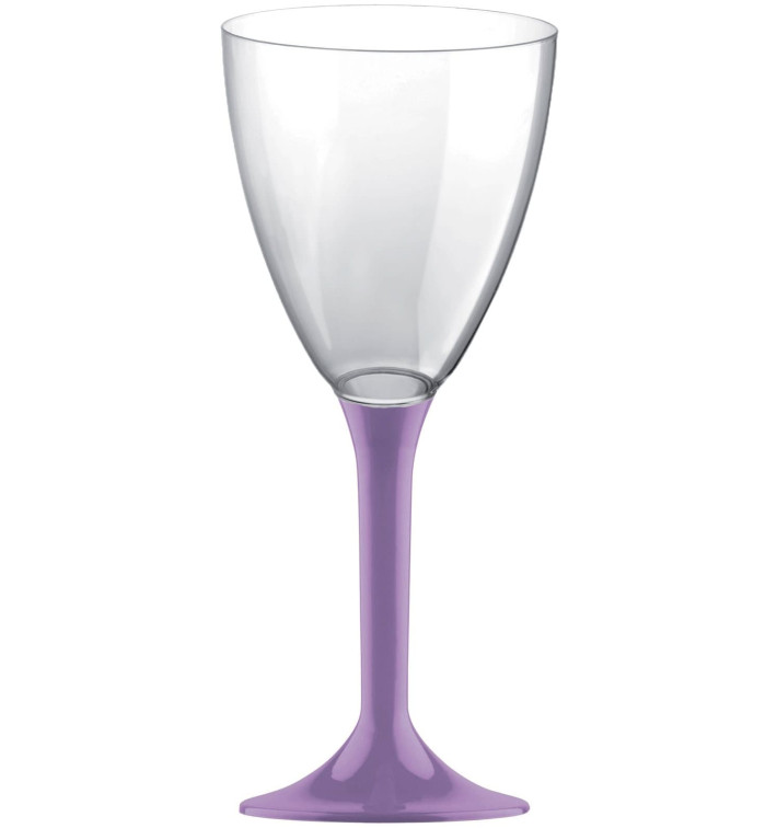 Calice Plastica Vino Gambo Lilla 180ml 2P (20 Pezzi) Calice Plastica Vino Gambo Lilla 180ml 2P (20 Pezzi)