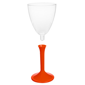 Calice Plastica Vino Gambo Red 180ml 2P (20 Pezzi)