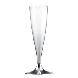 Flute Plastica Gambo Nikel Cromato 140ml 2P (20 Pezzi)