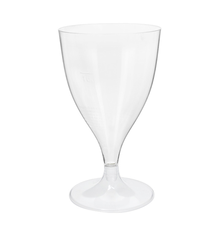 Calice Plastica Vino Gambo Transparente 200ml (400 Pezzi) Calice Plastica Vino Gambo Transparente 200ml (400 Pezzi)