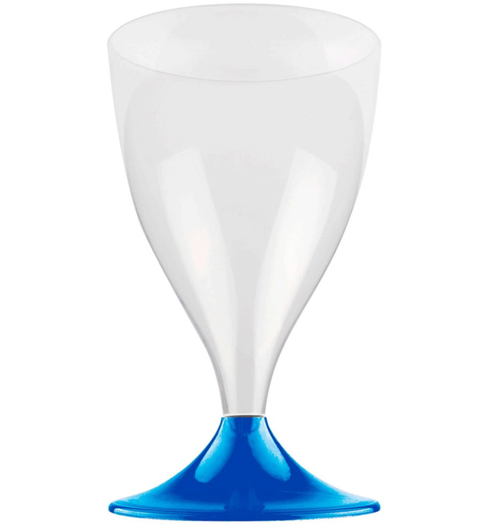 Calice Plastica Vino Gambo Blu Mediterraneo 200ml 2P (400 Pezzi) Calice Plastica Vino Gambo Blu Mediterraneo 200ml 2P (400 Pezzi)