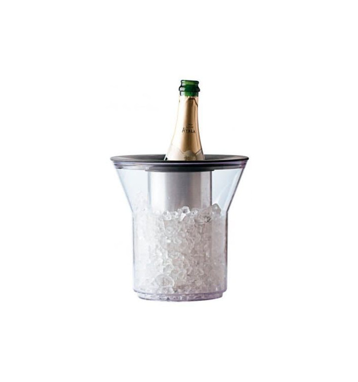Secchio di Plastica per 1 Bottiglia Trasp. PCTA (1 Pezzi) Secchio di Plastica per 1 Bottiglia Trasp. PCTA (1 Pezzi)