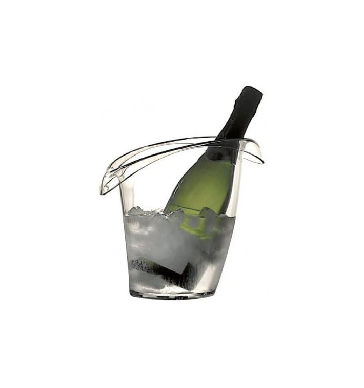 Secchio di Plastica per 1 Bottiglia Trasp. SAN (1 Pezzi) Secchio di Plastica per 1 Bottiglia Trasp. SAN (1 Pezzi)