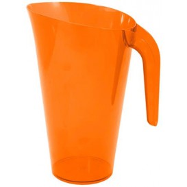 Brocca Plastica Arancione Riutilizzabile 1.500 ml (20 Pezzi)
