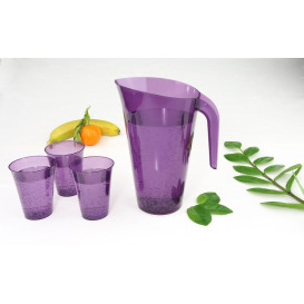Brocca Plastica Melanzana Riutilizzabile 1.500 ml (1 Unità)