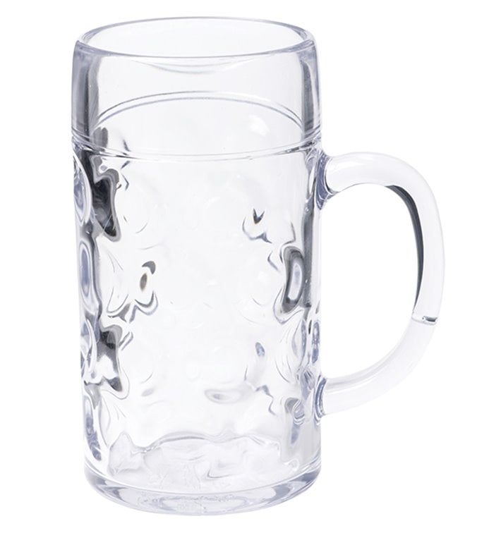 Boccale Riutilizzabili SAN per Birra Trasp.500ml (1 Pezzo) Boccale Riutilizzabili SAN per Birra Trasp.500ml (1 Pezzo)