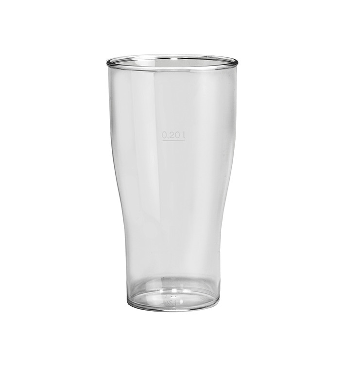 Bicchiere Riutilizzabili SAN Per Birra Trasp. 350ml (5 Pezzi) Bicchiere Riutilizzabili SAN Per Birra Trasp. 350ml (5 Pezzi)