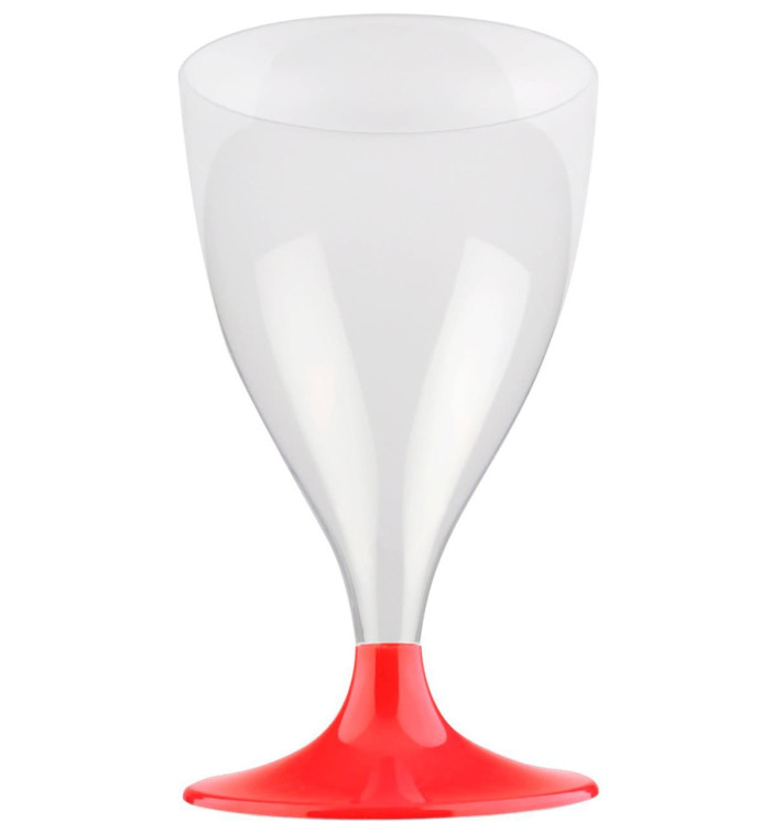 Calice Plastica Vino Gambo Red 200ml 2P (400 Pezzi) Calice Plastica Vino Gambo Red 200ml 2P (400 Pezzi)