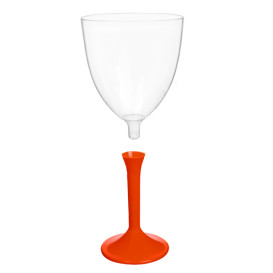 Calice Plastica Vino Gambo Red 300ml 2P (200 Pezzi)