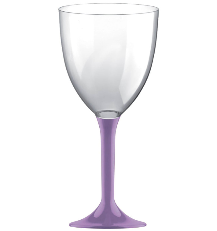 Calice Plastica Vino Gambo Lilla 300ml 2P (20 Pezzi) Calice Plastica Vino Gambo Lilla 300ml 2P (20 Pezzi)