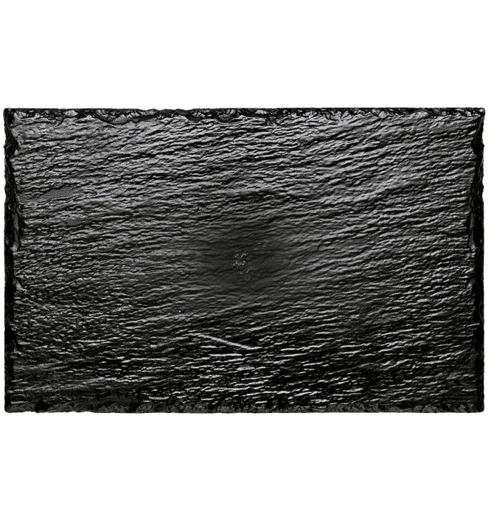 Vassoi di Plastica Ardesia PS 220x140 mm (10 Pezzi)