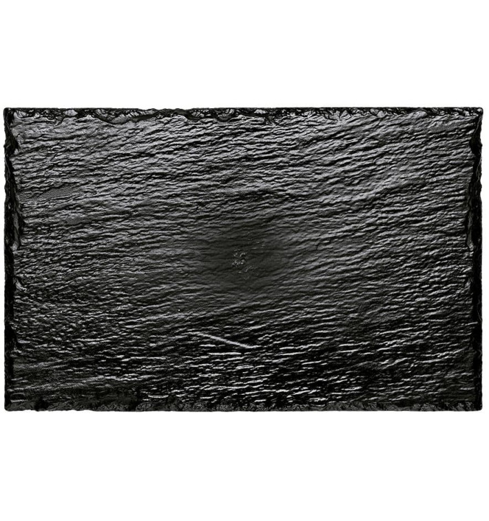 Vassoi di Plastica Ardesia PS 220x140 mm (100 Pezzi) Vassoi di Plastica Ardesia PS 220x140 mm (100 Pezzi)