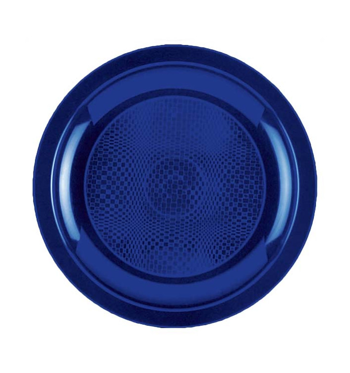 Piatto Plastica Piano Blu Round PP Ø185mm (600 Pezzi) Piatto Plastica Piano Blu Round PP Ø185mm (600 Pezzi)