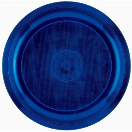 Piatto di Plastica Blu Round PP Ø290mm (300 Pezzi)
