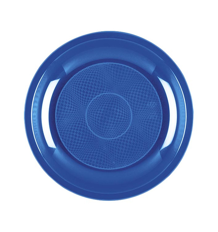 Piatto Plastica Dessert Blu Mediterranean Round PP Ø185mm (50 Pezzi) Piatto Plastica Dessert Blu Mediterranean Round PP Ø185mm (50 Pezzi)