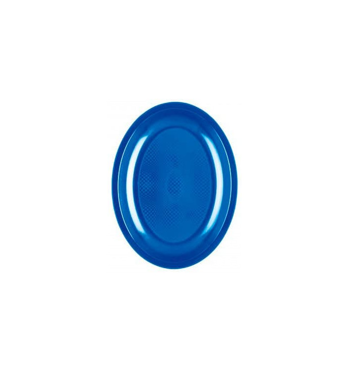 Piatti Plastica Ovali Blu Mediterraneo Round PP 255mm (50 Pezzi) Piatti Plastica Ovali Blu Mediterraneo Round PP 255mm (50 Pezzi)