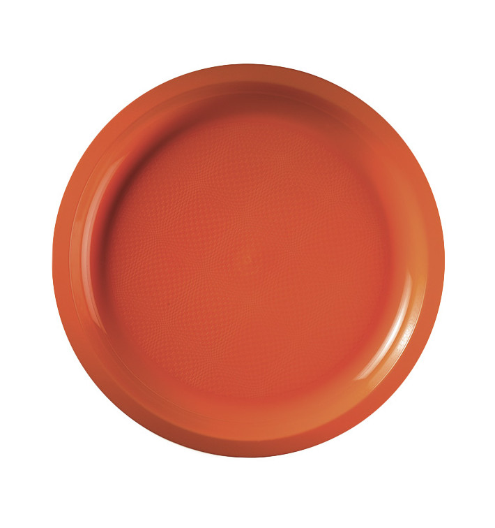 Piatto di Plastica Arancione Round PP Ø290mm (25 Pezzi) Piatto di Plastica Arancione Round PP Ø290mm (25 Pezzi)