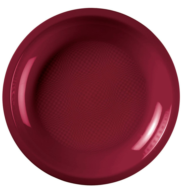 Piatto Plastica Piano Bourdeaux Round PP Ø220mm (600 Pezzi) Piatto Plastica Piano Bourdeaux Round PP Ø220mm (600 Pezzi)