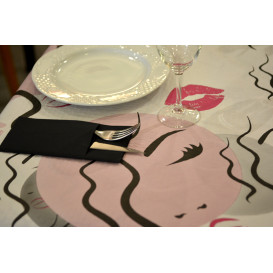 Tovaglia di Carta Taglio 1x1m "Kiss" 37g (400 Pezzi)