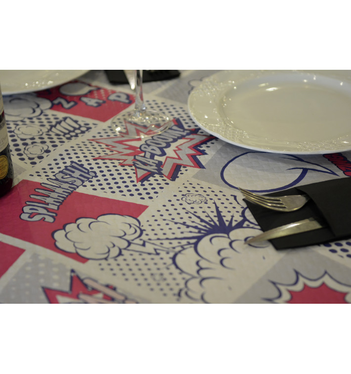Tovaglia di Carta Taglio 1x1m "Boom" 37g (400 Pezzi)