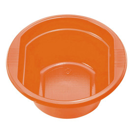 Ciotola di Plastica PS Arancione 250ml  Ø12cm (30 Pezzi)