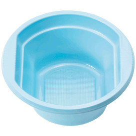 Ciotola di Plastica PS Azzurro 250ml Ø12cm (30 Pezzi)