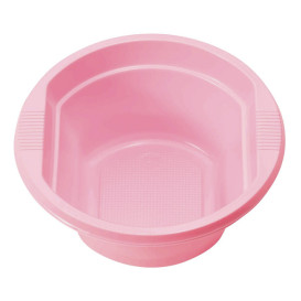 Ciotola di Plastica PS Rosa 250ml Ø12cm (30 Pezzi)