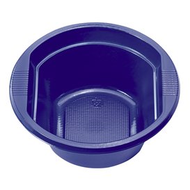 Ciotola di Plastica PS Blu Scuro 250 ml Ø12cm (30 Pezzi)