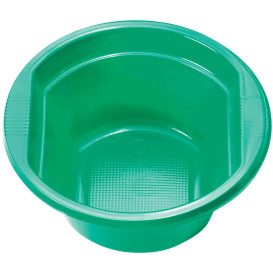 Ciotola di Plastica PS Verde 250ml Ø12cm (30 Pezzi)