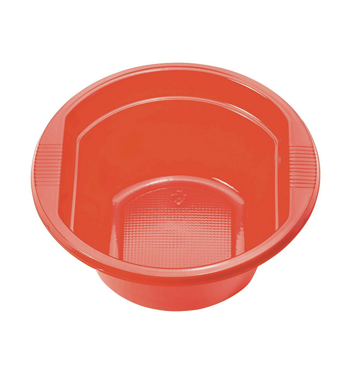 Ciotola di Plastica PS Rosso 250 ml Ø12cm (30 Pezzi) Ciotola di Plastica PS Rosso 250 ml Ø12cm (30 Pezzi)