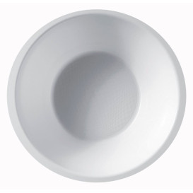 Ciotola di Plastica PP Bianco 450ml Ø15,5cm (50 Pezzi)