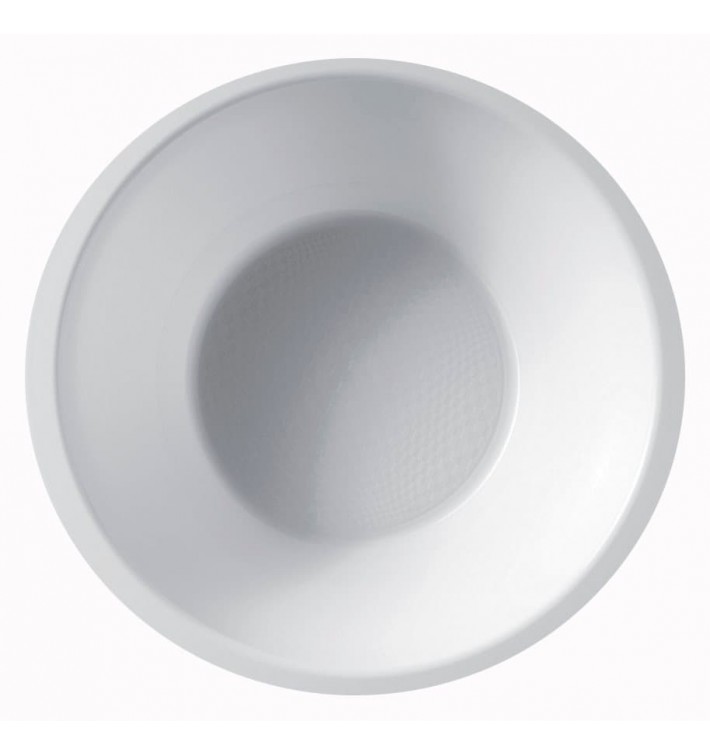 Ciotola di Plastica PP Bianco 450ml Ø15,5cm (50 Pezzi)