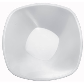 Ciotola Plastica PP Bianco "Square" 3000ml Ø27,7cm (3 Pezzi)