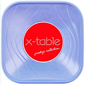 Ciotola Plastica PP "X-Table" Lilla 18x18cm (8 Pezzi)