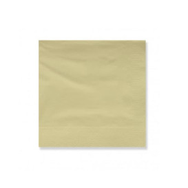 Tovagliolo di Carta 2V 20x20cm Crema (100 Pezzi)