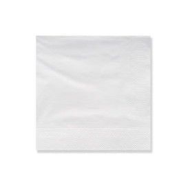 Tovagliolo di Carta 2V 25x25cm Bianco (200 Pezzi)